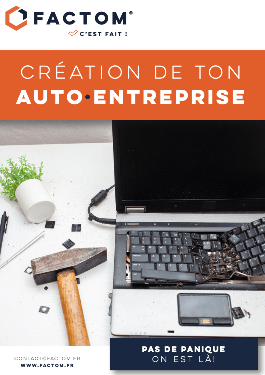 Couverture du guide Factom : Création de ton auto-entreprise